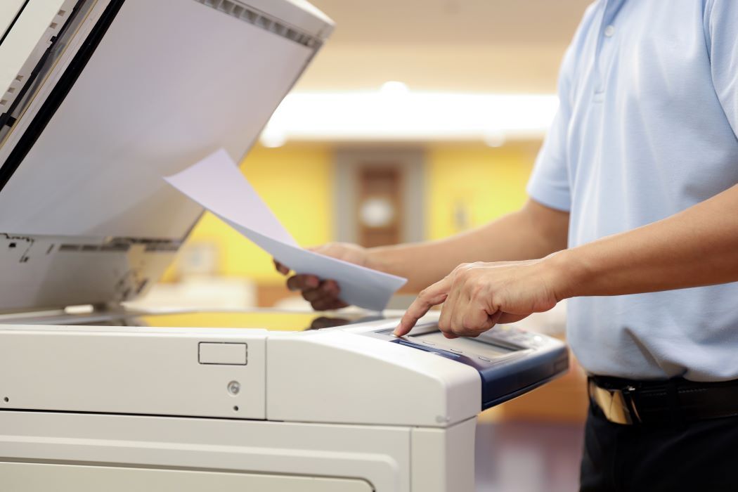 צילום מסמכים בחנות